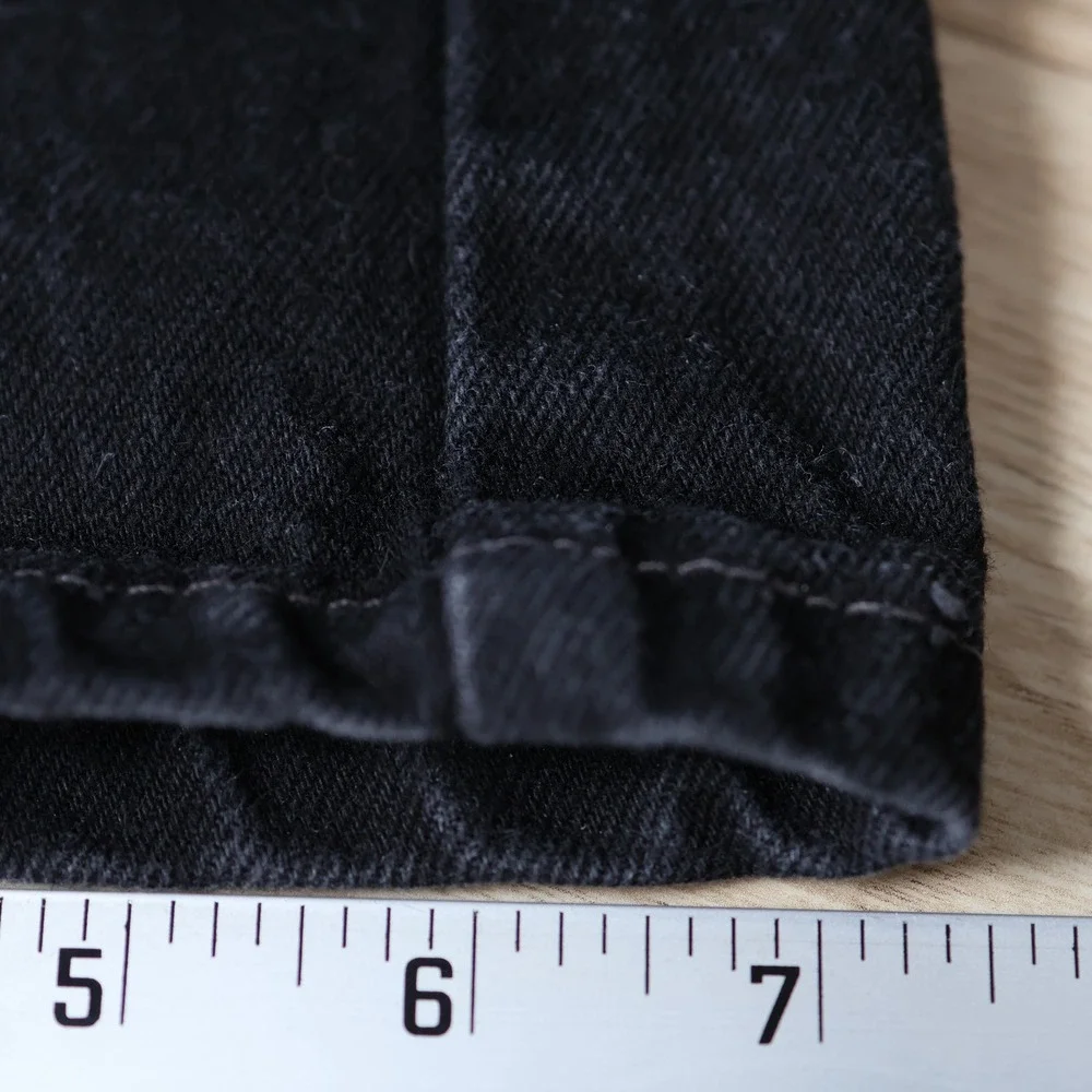 Vintage Levis 505 Jeans Mens 28x32 Black Regular Fit Straight Leg USA Made 1993